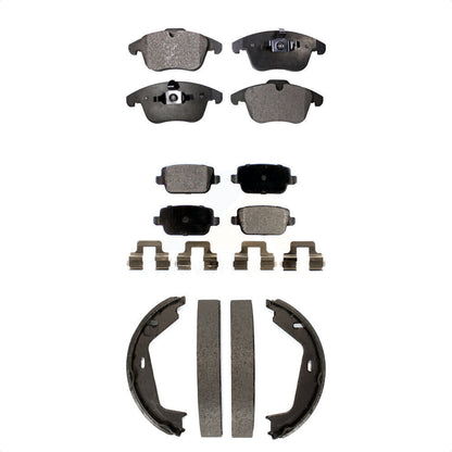 [Avant + Arrière] Kit de plaquette (semi-métallique) de frein pour 2007-2009 Volvo S80 FWD KFN-100730