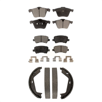 [Avant + Arrière] Kit de plaquette (semi-métallique) de frein pour 2007-2009 Volvo S80 AWD KFN-100731