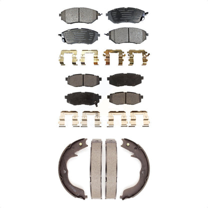 [Avant + Arrière] Kit de plaquette (semi-métallique) de frein pour Subaru Outback Legacy KFN-100735