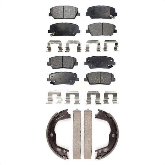 [Avant + Arrière] Kit de plaquette (semi-métallique) de frein pour Hyundai Genesis Coupe KFN-100745