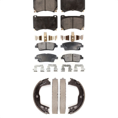 [Avant + Arrière] Kit de plaquette (semi-métallique) de frein pour Hyundai Genesis KFN-100747