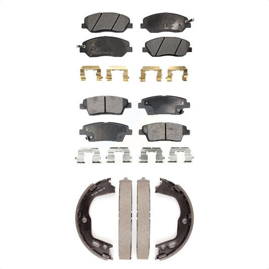 [Avant + Arrière] Kit de plaquette (semi-métallique) de frein pour Hyundai Genesis 3.8L KFN-100748
