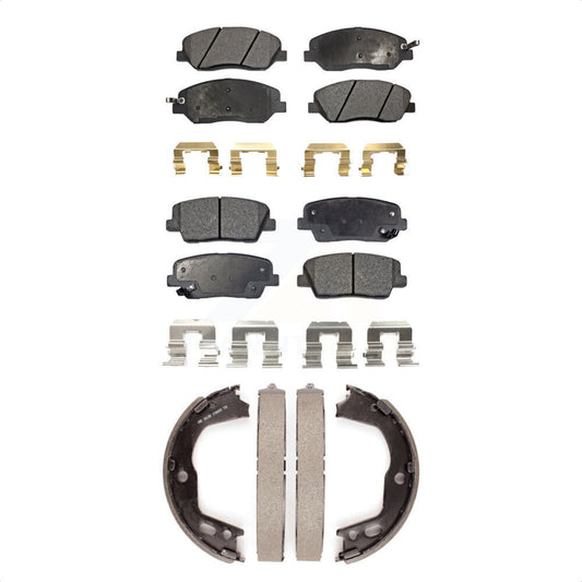 [Avant + Arrière] Kit de plaquette (semi-métallique) de frein pour Hyundai Genesis 3.8L KFN-100750