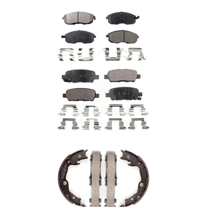 [Avant + Arrière] Kit de plaquette (semi-métallique) de frein pour Nissan Sentra Juke KFN-100755