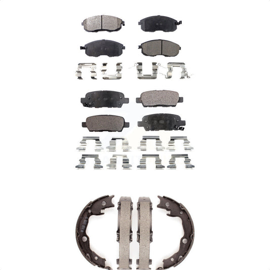 [Avant + Arrière] Kit de plaquette (semi-métallique) de frein pour Nissan Sentra Juke KFN-100755