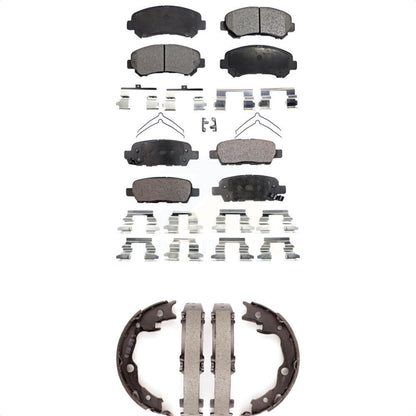[Avant + Arrière] Kit de plaquette (semi-métallique) de frein pour Nissan Rogue Sentra Juke Select KFN-100756