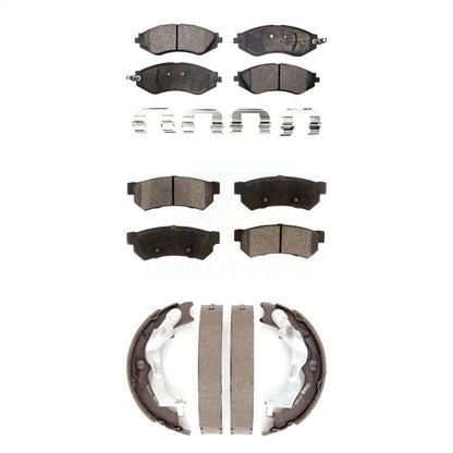 [Avant + Arrière] Kit de plaquette (semi-métallique) de frein pour 2007-2008 Suzuki Forenza Reno KFN-100765