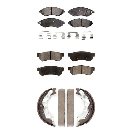 [Avant + Arrière] Kit de plaquette (semi-métallique) de frein pour 2007-2008 Suzuki Forenza Reno KFN-100765