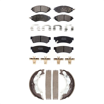 [Avant + Arrière] Kit de plaquette (semi-métallique) de frein pour Chevrolet Spark EV KFN-100766