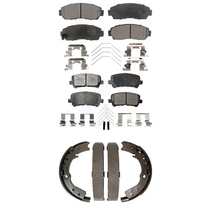 [Avant + Arrière] Kit de plaquette (semi-métallique) de frein pour 2011-2017 Honda Odyssey KFN-100768