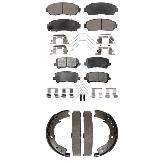 [Avant + Arrière] Kit de plaquette (semi-métallique) de frein pour 2011-2017 Honda Odyssey KFN-100768