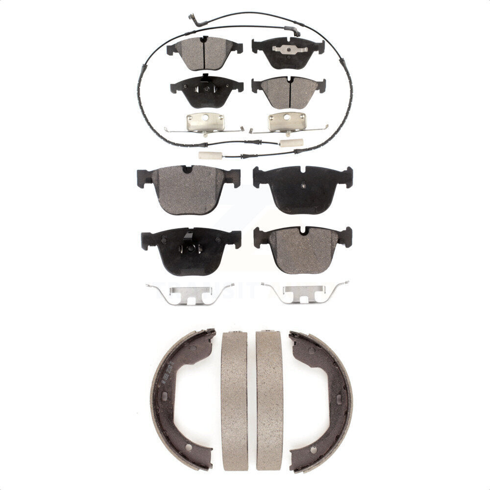 [Avant + Arrière] Kit de plaquette (semi-métallique) de frein pour BMW 750Li 650i 535i 745Li 550i 750i 745i 645Ci 545i 760Li 760i KFN-100774