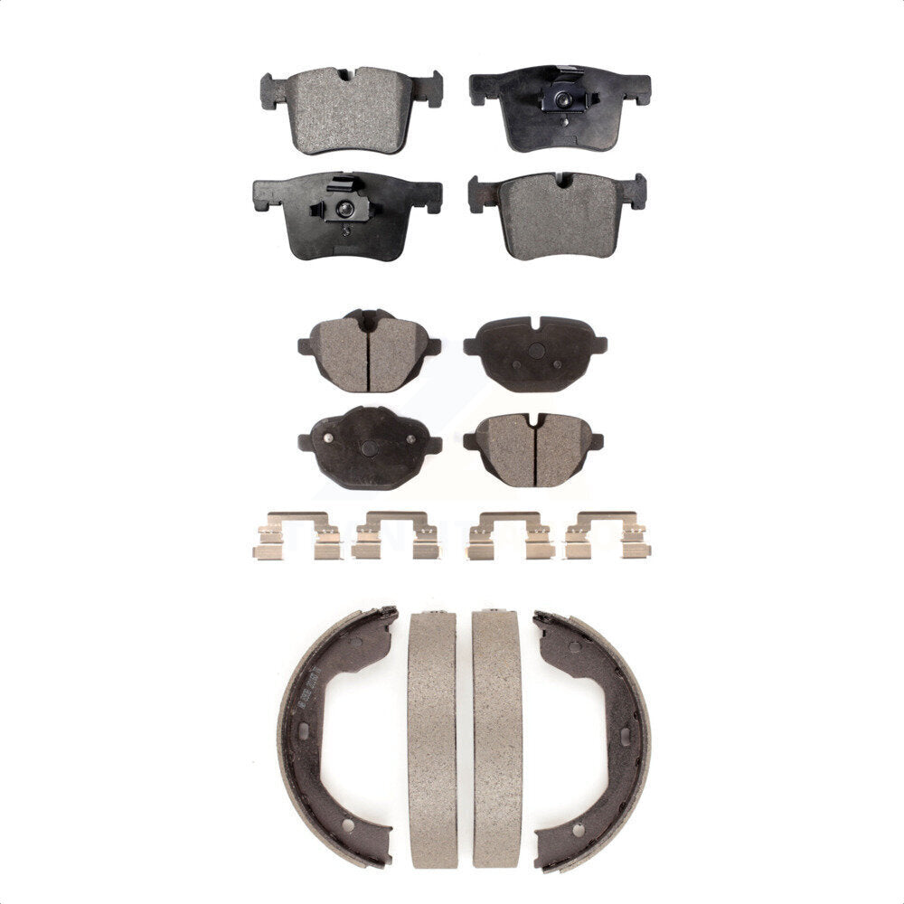 [Avant + Arrière] Kit de plaquette (semi-métallique) de frein pour 2011 BMW X3 xDrive28i KFN-100780