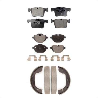 [Avant + Arrière] Kit de plaquette (semi-métallique) de frein pour 2011 BMW X3 xDrive28i KFN-100780