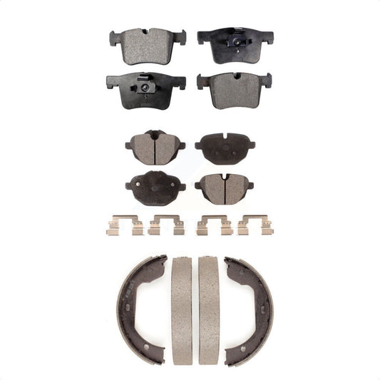 [Avant + Arrière] Kit de plaquette (semi-métallique) de frein pour 2011 BMW X3 xDrive28i KFN-100780