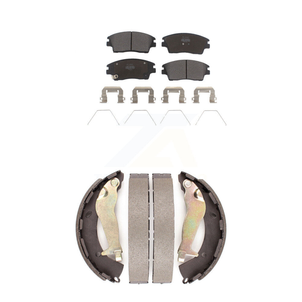 [Avant + Arrière] Kit de plaquette (semi-métallique) de frein pour 2017-2020 Hyundai Elantra 1.6L KFN-100784
