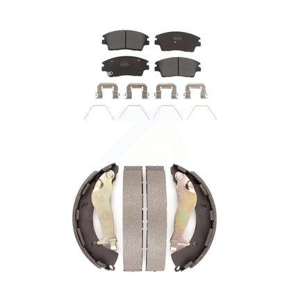 [Avant + Arrière] Kit de plaquette (semi-métallique) de frein pour 2017-2020 Hyundai Elantra 1.6L KFN-100784