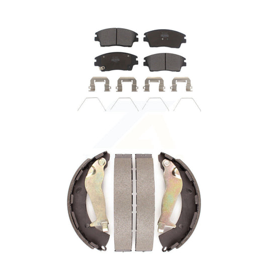 [Avant + Arrière] Kit de plaquette (semi-métallique) de frein pour 2017-2020 Hyundai Elantra 1.6L KFN-100784