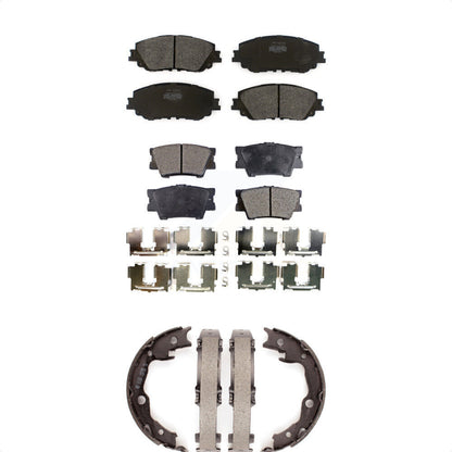 [Avant + Arrière] Kit de plaquette (semi-métallique) de frein pour Toyota Camry KFN-100796 par Transit Auto