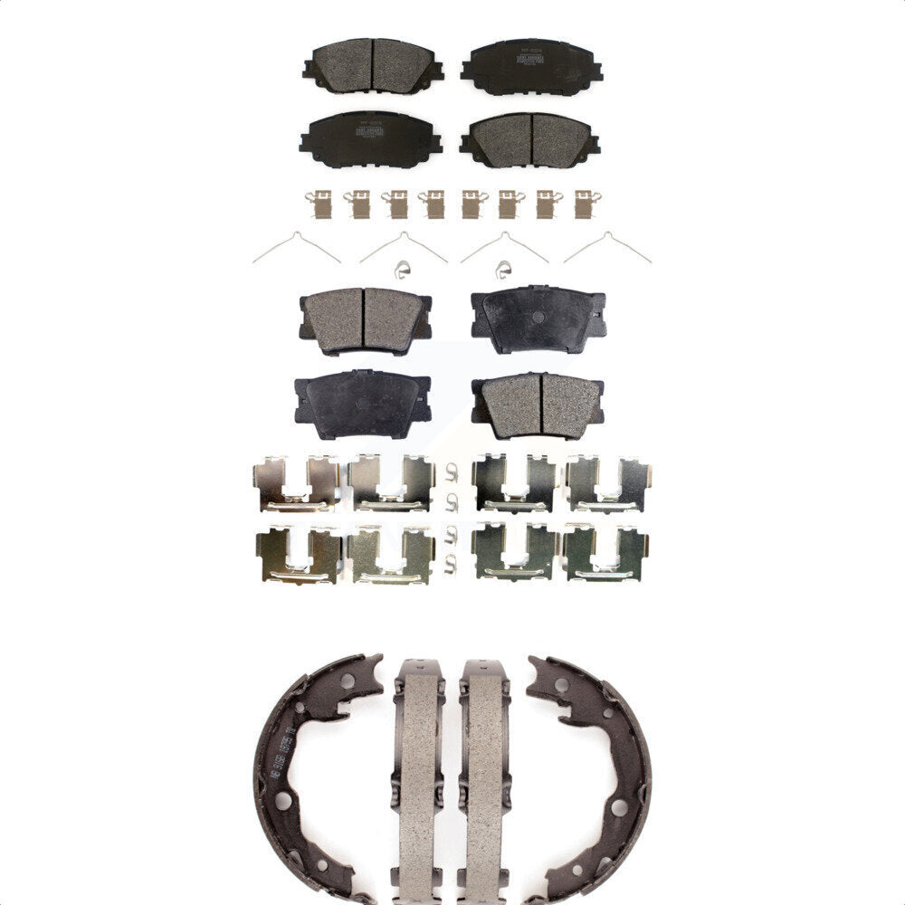 [Avant + Arrière] Kit de plaquette (semi-métallique) de frein pour Toyota Camry KFN-100796
