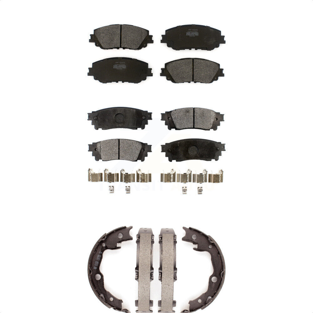 [Avant + Arrière] Kit de plaquette (semi-métallique) de frein pour Toyota Camry KFN-100797 par Transit Auto