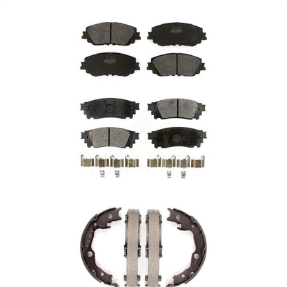 [Avant + Arrière] Kit de plaquette (semi-métallique) de frein pour Toyota Camry KFN-100797 par Transit Auto