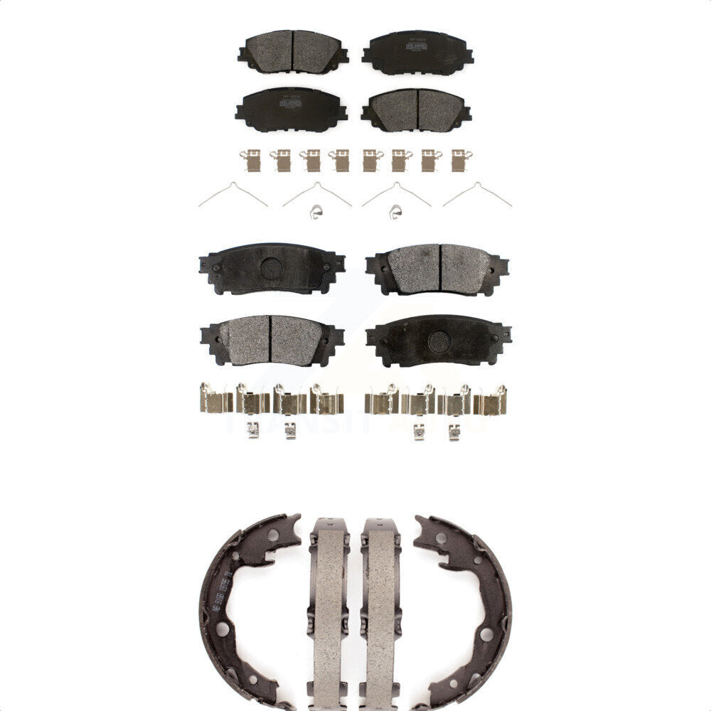 [Avant + Arrière] Kit de plaquette (semi-métallique) de frein pour Toyota Camry KFN-100797