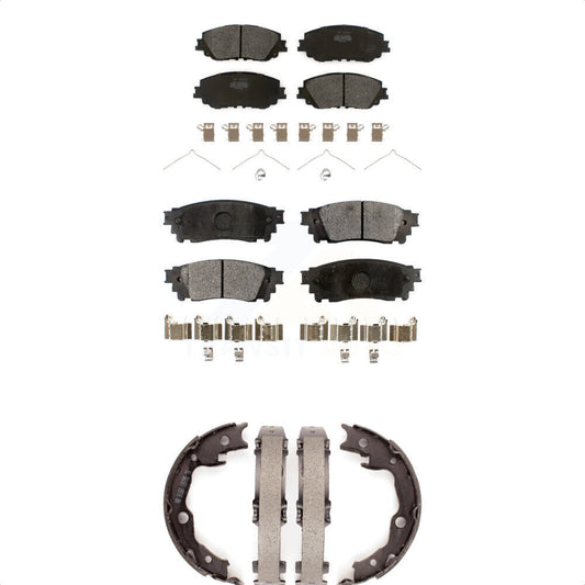 [Avant + Arrière] Kit de plaquette (semi-métallique) de frein pour Toyota Camry KFN-100797