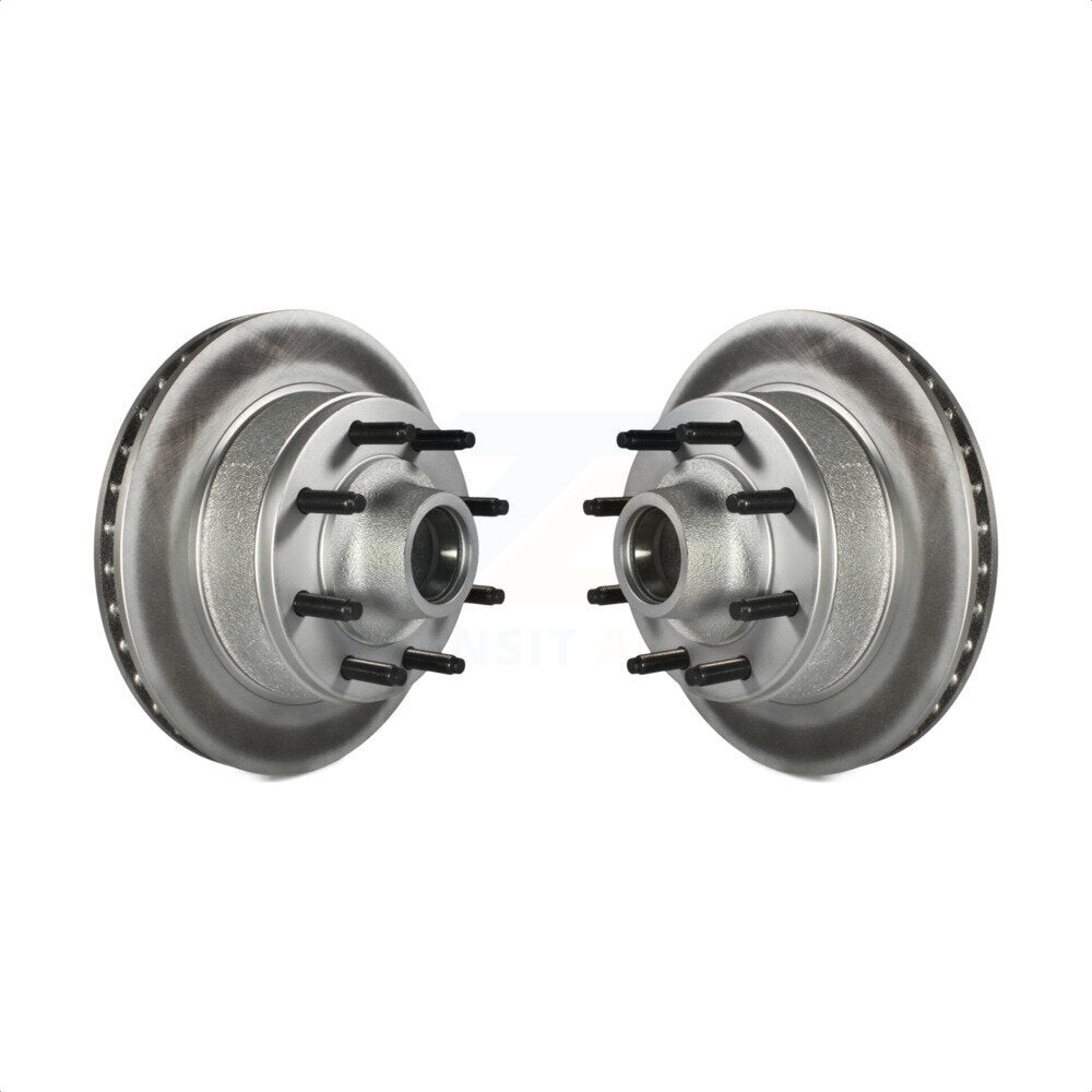 [Avant] Kit d'ensemble disque (revêtu) de frein à disque (revêtu) et moyeu pour Ford E-350 Super Duty E-250 Econoline F-250 HD Club Wagon E-150 E-450 KG-100004 par Genius