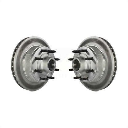 [Avant] Kit d'ensemble disque (revêtu) de frein à disque (revêtu) et moyeu pour Ford E-350 Super Duty E-250 Econoline F-250 HD Club Wagon E-150 E-450 KG-100004 par Genius