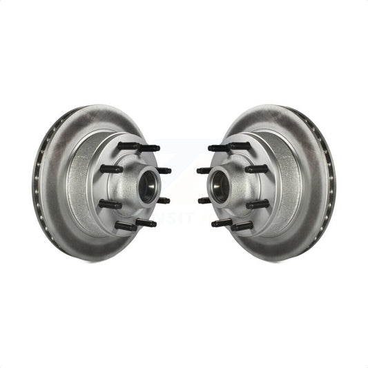 [Avant] Kit d'ensemble disque (revêtu) de frein à disque (revêtu) et moyeu pour Ford E-350 Super Duty E-250 Econoline F-250 HD Club Wagon E-150 E-450 KG-100004 par Genius