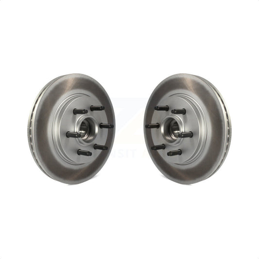 [Avant] Kit d'ensemble disque (revêtu) de frein à disque (revêtu) et moyeu pour Ford F-150 Lincoln Mark LT avec 6 Lug Wheels RWD KG-100007 par Genius