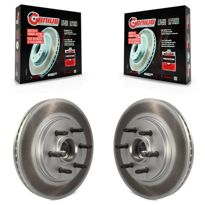 [Avant] Kit d'ensemble disque (revêtu) de frein à disque (revêtu) et moyeu pour Ford F-150 Lincoln Mark LT avec 6 Lug Wheels RWD KG-100007