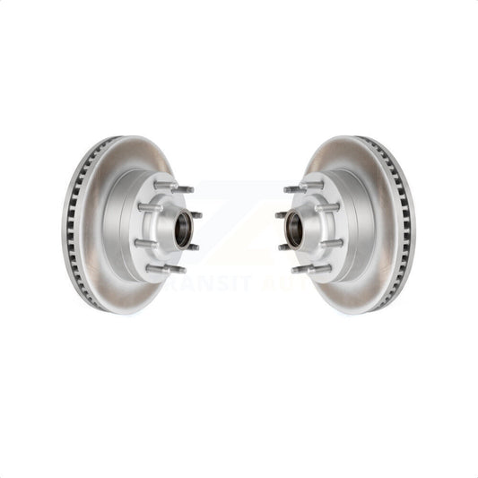 [Avant] Kit d'ensemble disque (revêtu) de frein à disque (revêtu) et moyeu pour Ford E-350 Super Duty E-250 E-150 E-450 Econoline KG-100009 par Genius