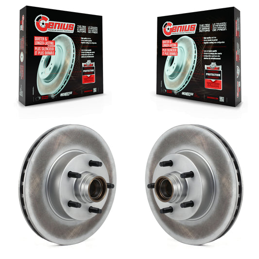[Avant] Kit d'ensemble disque (revêtu) de frein à disque (revêtu) et moyeu pour 2010-2011 Ford Ranger RWD KG-100010