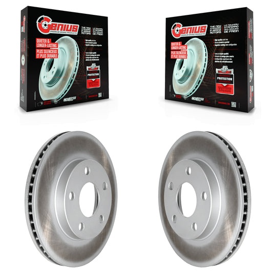 [Avant] Kit de disque (revêtu) de frein pour Chevrolet Pontiac Grand Am Malibu Oldsmobile Alero Classic Cutlass KG-100015