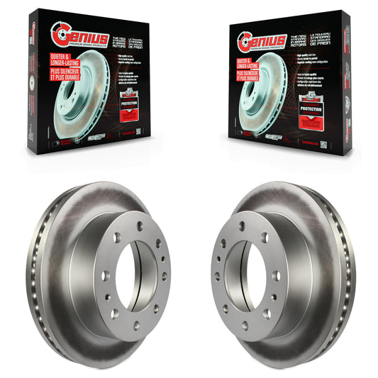 [Avant] Kit de disque (revêtu) de frein pour Chevrolet Express 3500 GMC Savana Silverado HD Sierra Classic 4500 KG-100021