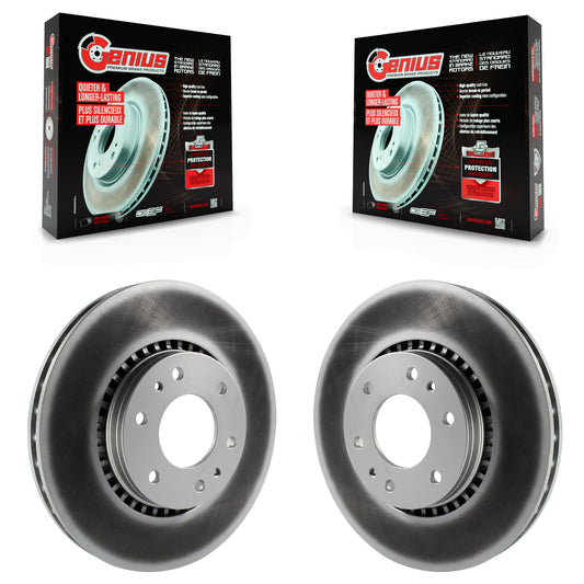 [Avant] Kit de disque (revêtu) de frein pour Chevrolet Trailblazer GMC EXT Envoy XL Buick Rainier XUV SSR Isuzu Ascender Saab 9-7x KG-100023