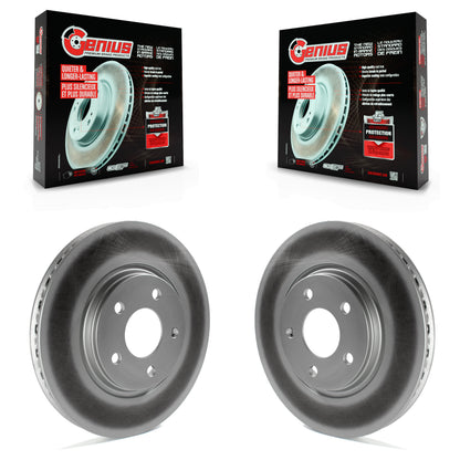 [Avant] Kit de disque (revêtu) de frein pour Chevrolet Malibu Pontiac G6 Cobalt Saturn Ion HHR Aura G5 Pursuit KG-100028