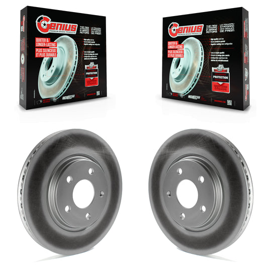 [Avant] Kit de disque (revêtu) de frein pour Chevrolet Malibu Pontiac G6 Cobalt Saturn Ion HHR Aura G5 Pursuit KG-100028