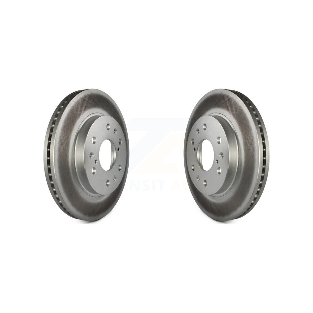 [Avant] Kit de disque (revêtu) de frein pour Chevrolet Silverado 1500 GMC Sierra Tahoe Cadillac Yukon Suburban Escalade XL Avalanche Classic XTS ESV Express LD EXT Savana Limited KG-100035 par Genius