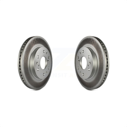 [Avant] Kit de disque (revêtu) de frein pour Chevrolet Silverado 1500 GMC Sierra Tahoe Cadillac Yukon Suburban Escalade XL Avalanche Classic XTS ESV Express LD EXT Savana Limited KG-100035 par Genius