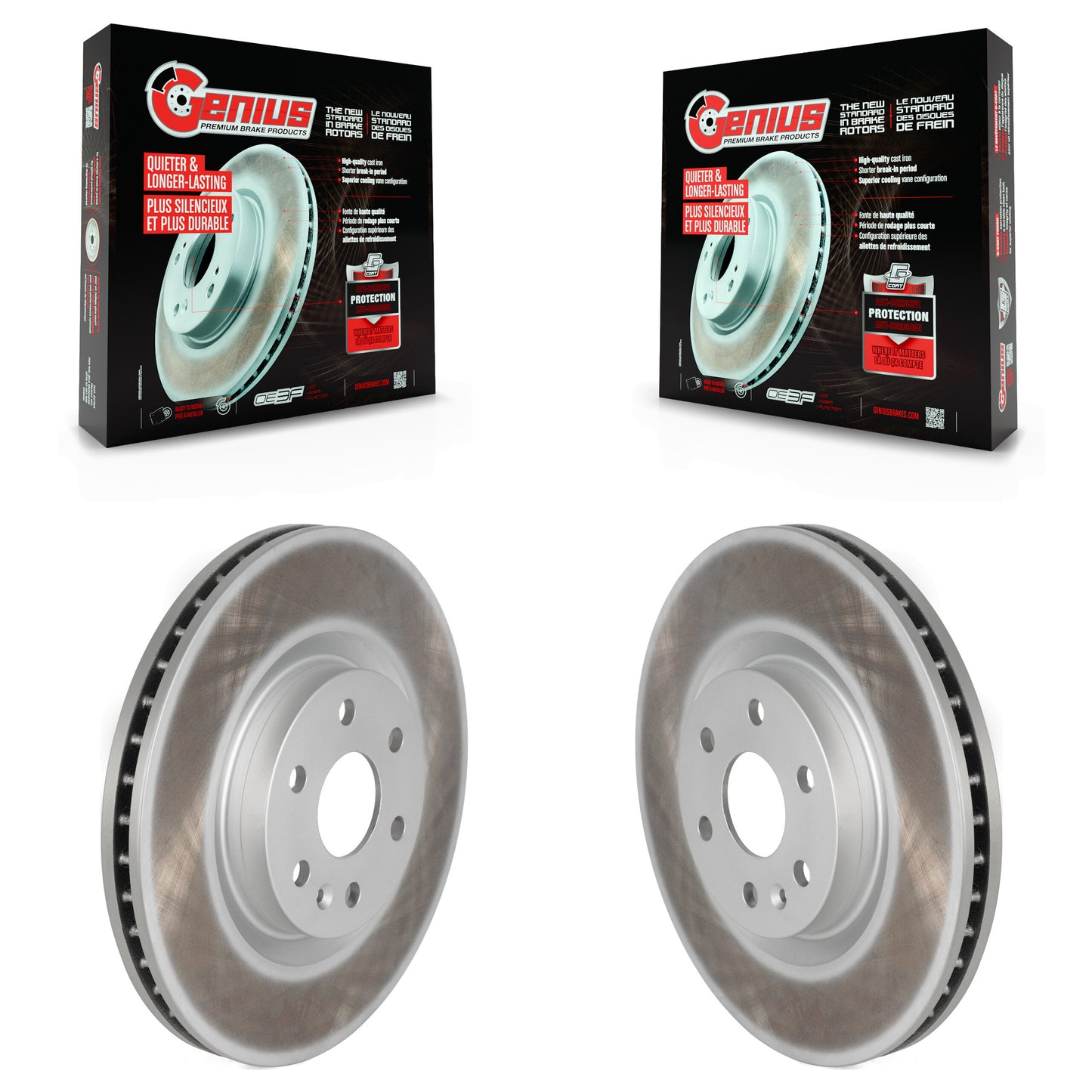 [Avant] Kit de disque (revêtu) de frein pour Cadillac SRX Saab 9-4X KG-100054