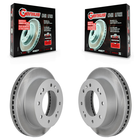 [Avant] Kit de disque (revêtu) de frein pour Chevrolet Silverado 2500 HD GMC Sierra 1500 3500 Suburban KG-100057