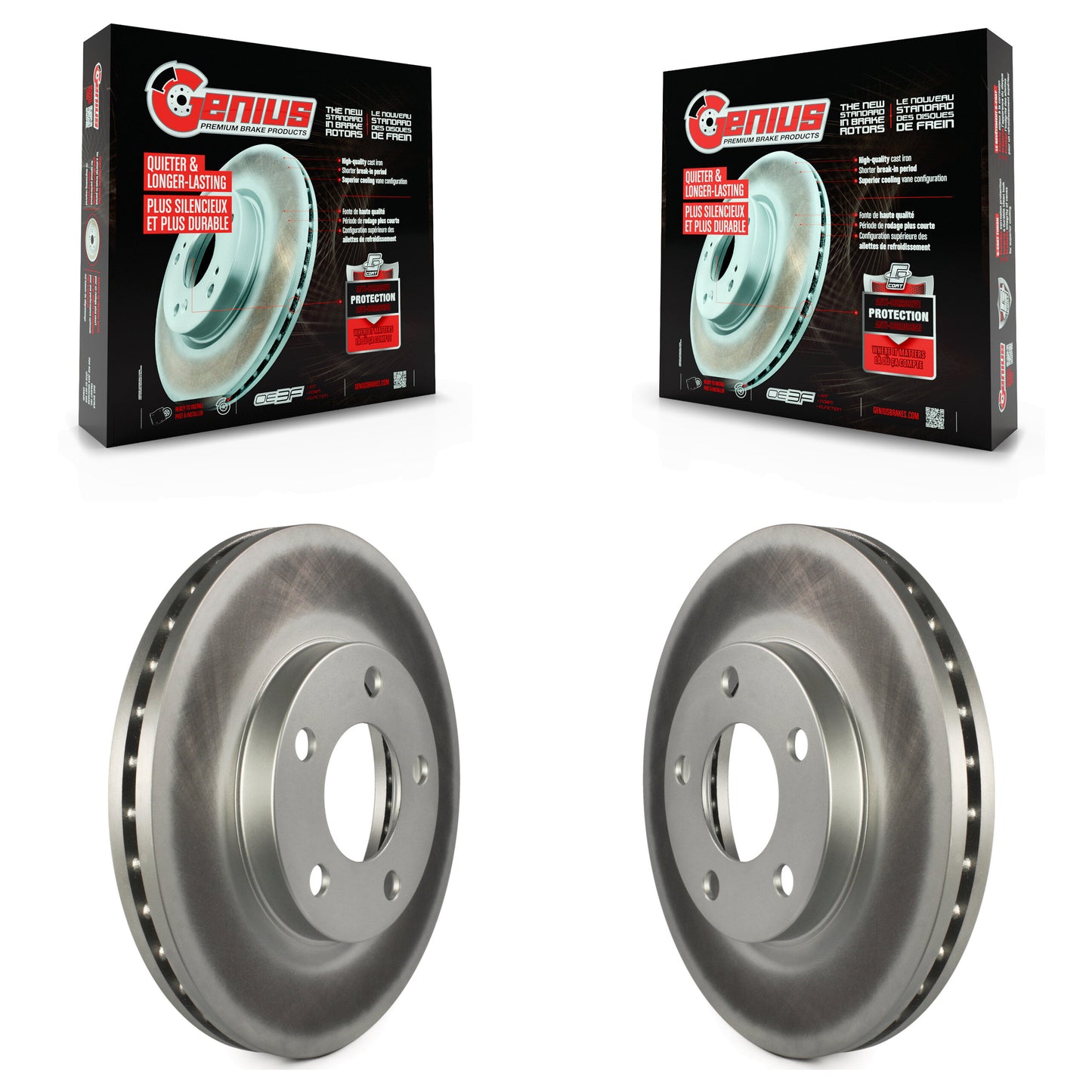 [Avant] Kit de disque (revêtu) de frein pour Ford Mustang KG-100066