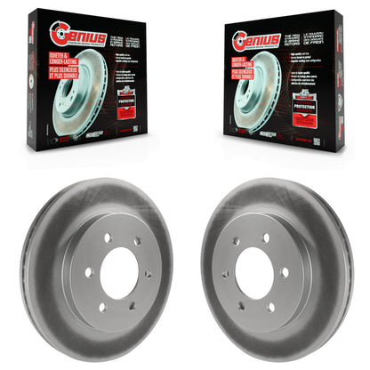 [Avant] Kit de disque (revêtu) de frein pour Ford F-150 Lincoln Mark LT avec 6 Lug Wheels 4WD KG-100078