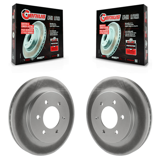 [Avant] Kit de disque (revêtu) de frein pour Ford F-150 Lincoln Mark LT avec 6 Lug Wheels 4WD KG-100078