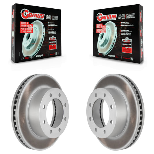 [Avant] Kit de disque (revêtu) de frein pour Ford F-250 Super Duty F-350 F-450 KG-100082