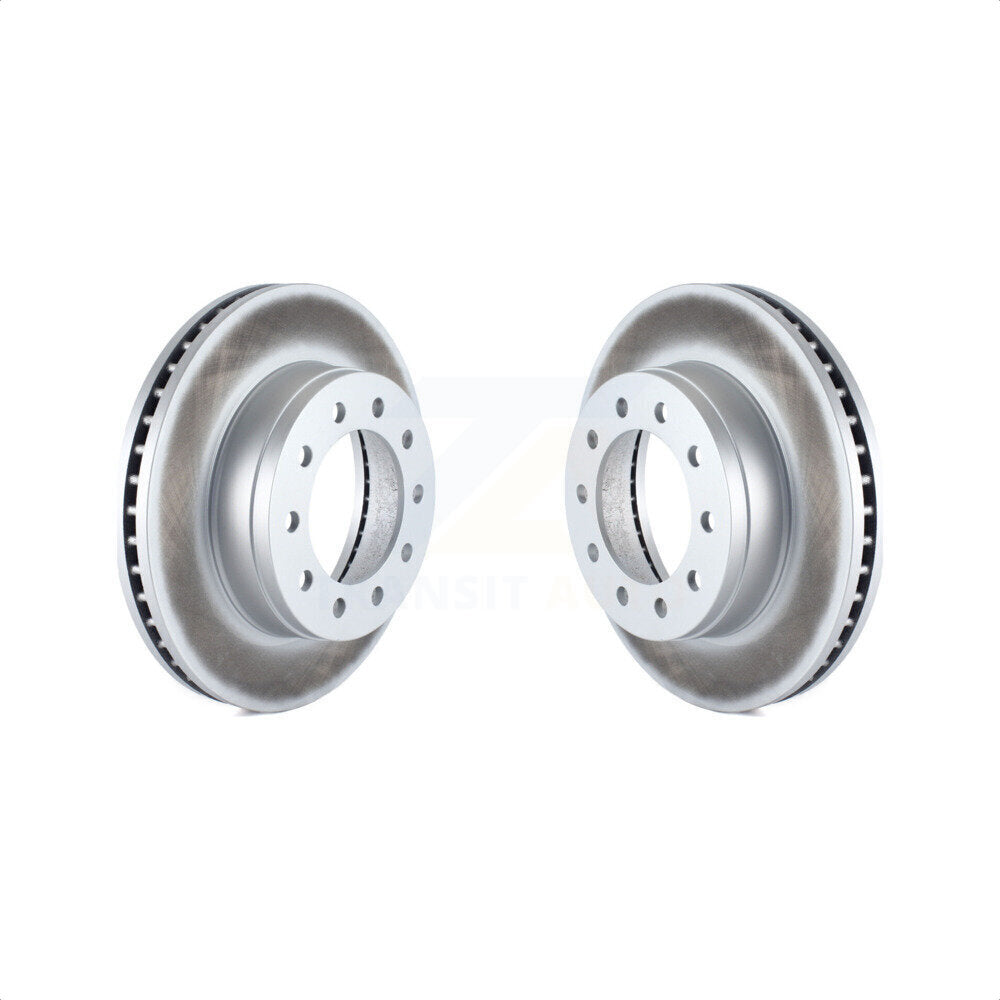 [Avant] Kit de disque (revêtu) de frein pour Ford F-350 Super Duty F-250 F-450 F-550 International CF500 CF600 KG-100084 par Genius