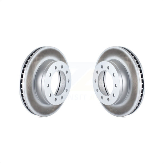 [Avant] Kit de disque (revêtu) de frein pour Ford F-350 Super Duty F-250 F-450 F-550 International CF500 CF600 KG-100084 par Genius